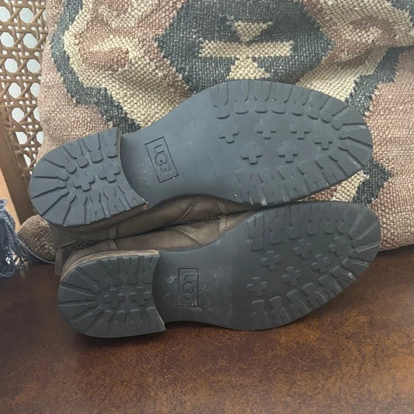 UGG Women's tan Aureo ll ankle Boots - Picture 4 of 8